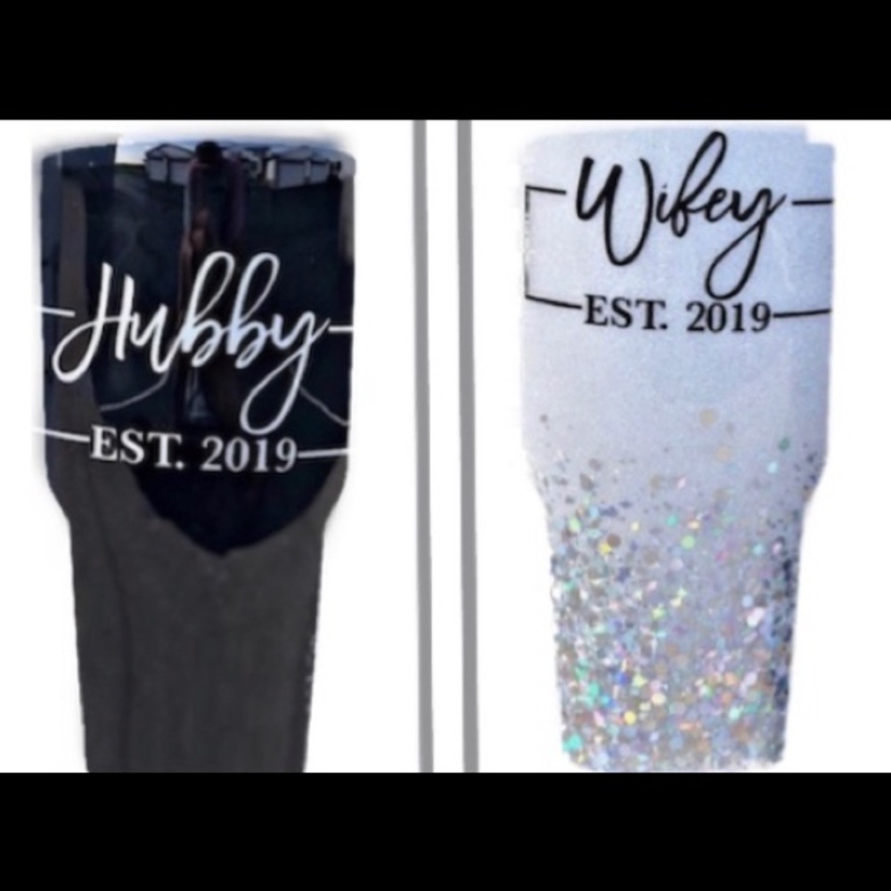 Newlywed Tumblers for the BIG I DO💍